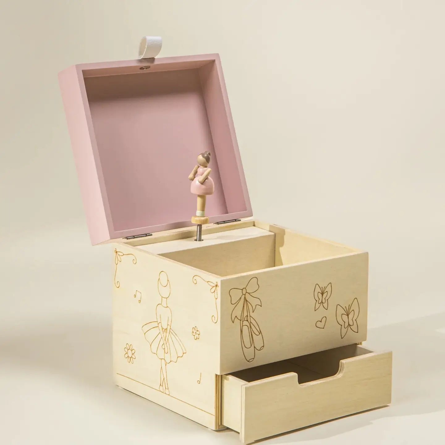Wooden Musical Souvenir Box - Ballerina – Mady and Max