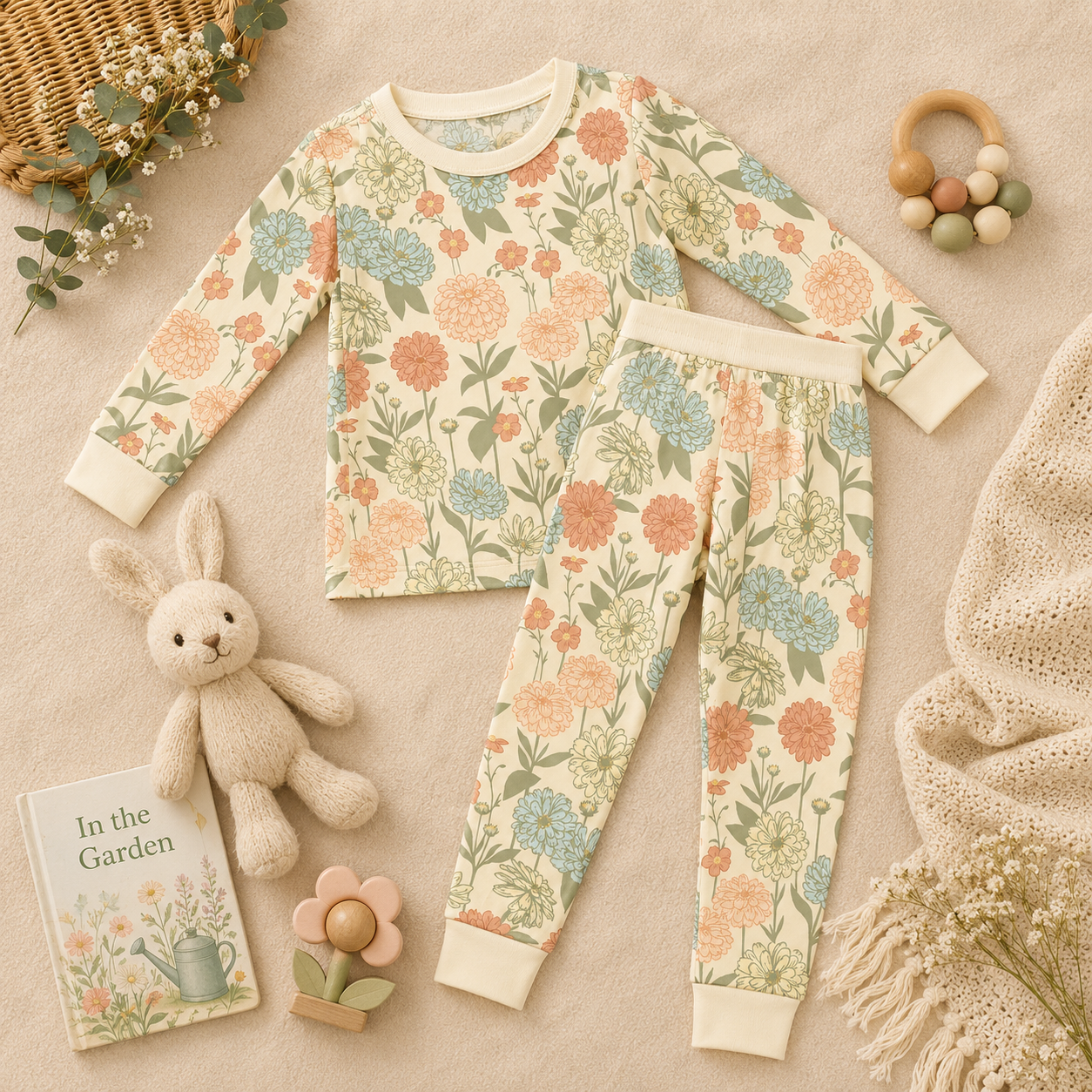 Summer Garden Bamboo Pajama – Mady and Max