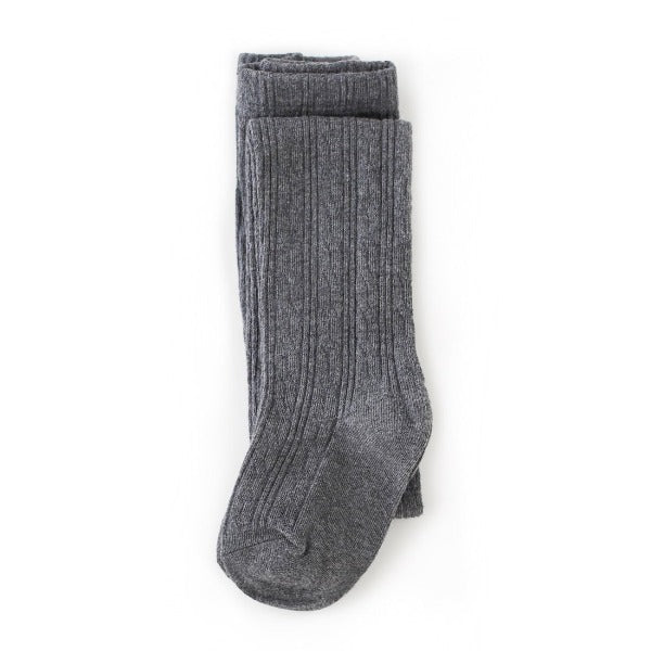 Cable Knit Tights - Charcoal – Mady and Max